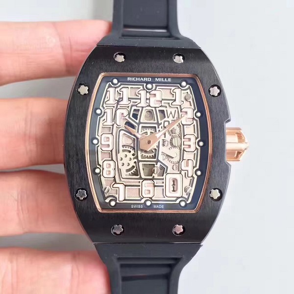 高仿理查德米勒价格 高仿理查德．米勒RM67-01 自动上链超薄腕表